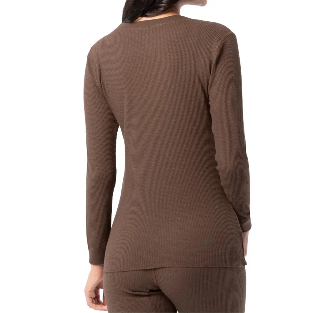 Fruit of the Loom Women's Recycled Waffle Thermal Bottom and Top Size XS - Picture 3 of 16